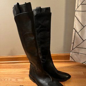 Frye Paige Tall Riding Boot Black Size 8